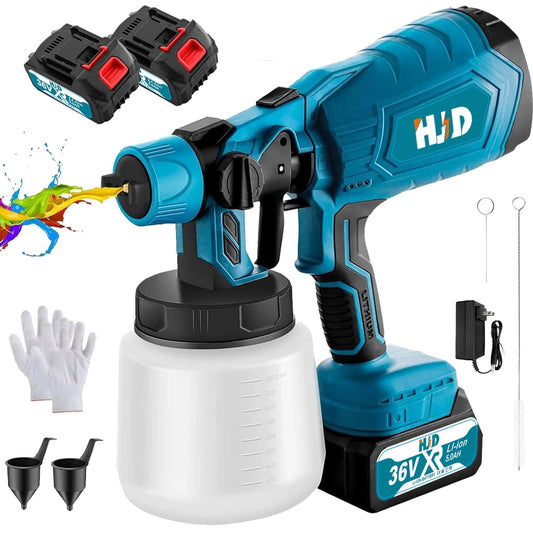 PISTOLA DE PULVERIZACIÓN INALÁMBRICA RECARGABLE – ALTA POTENCIA